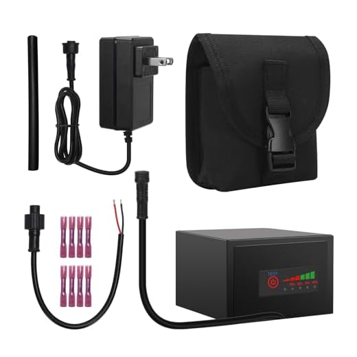 12V 10Ah Fish Finder Power Battery and Charger Kit with Exclusive Instant Battery Display, Compatible with Fish Finders, GPS, Depth Sounder, Action Cameras and Most 12V Electronics