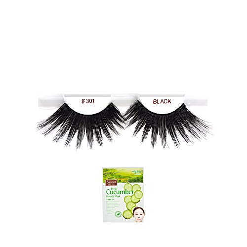 #301, 12 Pairs ifullash 100% Human Hair Eyelashes