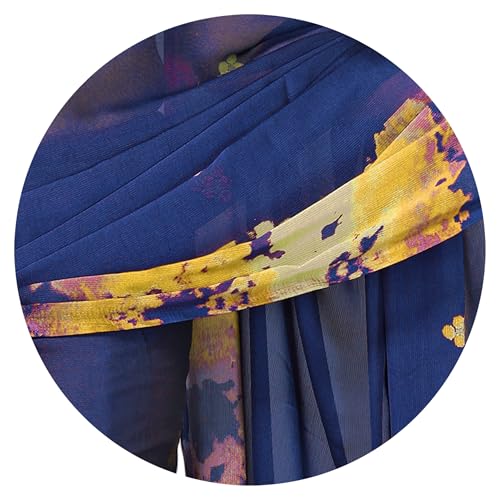 Image of MIRCHI FASHION Saree for Woman Chiffon Tie Dye Printed | Lightweight Daily Wear Women's Sari with Unstitched Blouse Piece (Available in 10 Colors)