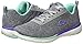 Skechers Flex Appeal 3.0, Zapatillas para Mujer, Gris (Gray Mesh/Purple & Green...