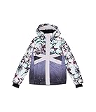 Obermeyer Girls' Insulated top, Stars Align, XL