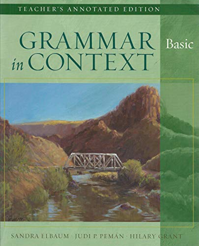 Introduction to Grammar in Context 1413008275 Book Cover