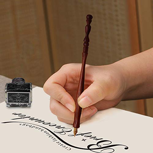 Asxma F002 Calligraphy Pen Set – Includes Wooden Dip Pen thumb #4