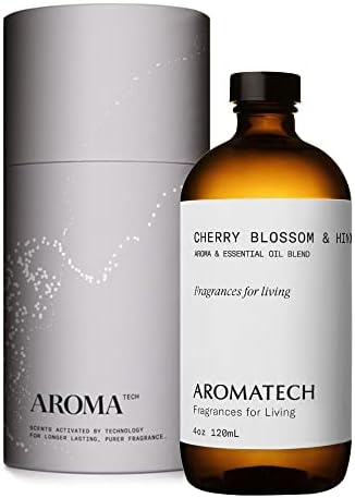 AromaTech Cherry Blossom & Hinoki Aroma Oil for Scent Diffuser - 120 Milliliter