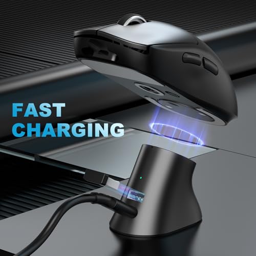 Soarking Charging Dock for Logitech Computer Mouse G Pro X Superlight 2/1,G502/G502X/G502X Plus Lightspeed,G703,G903,G403 Lightspeed and G PRO Computer Mice Powerplay Charging System - Thumbnail 7