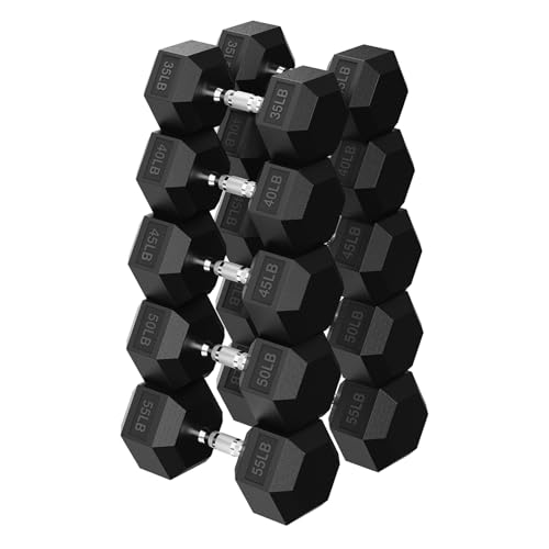 HANDBODE Hex Dumbbell Set, 450 lb