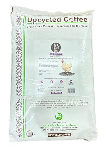 JavaEarth® Compressed Poultry Bedding, Upcycled Spent