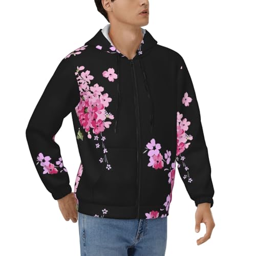 Sweat à capuche fleurs pour homme idéal pour vos sorties décontractées