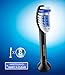 8er demirdental Harte Aufsätze für Philips Sonicare Ersatzbürsten Optimal White Xtra Clean Hart, maximale Reinigung durch diamantförmige Filamente, Schwarz, entspricht HX6068XB
