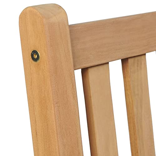 Chaises d'extérieur Mogou en bois de teck solide pour table à dîner - 8