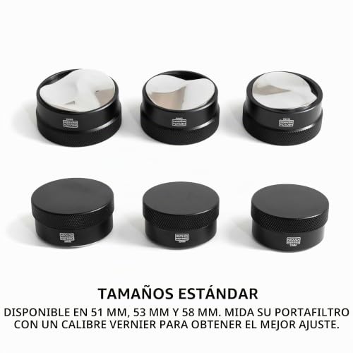 Miniatura 5 de Neouza Distribuidor Adaptable De Gravedad De Café Para Portafiltro Espresso, Herramienta De Distribución Por Gravedad, Distribuidor De Nivelación Automática, Nivelador Con Base En Forma De S 51 Mm