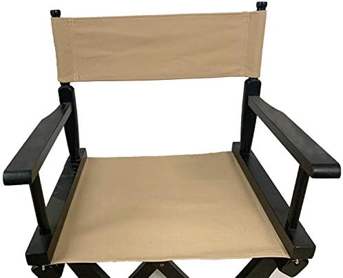 Upone Director Chair Canvas Replacement Cover kit for 18'' Directors Chairs,Movie Chair, Replacement Canvas Seat and Back for Home Director Chair,Black, Red, Green, Gray,Blue,Medium Size(Beige)