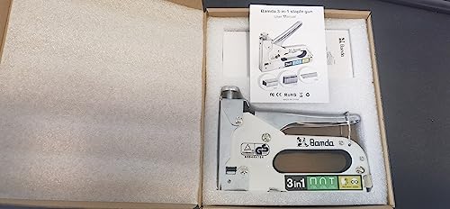 Bamda Staple Gun with 1200 Staples - 3 in 1 Staple Gun Heavy Duty for Wood , Adjustable strength and Durable, Manual Staples for Wall, Cable Tacking, Decoration DIY, Nail Guns for Wood 10 Bamda Staple Gun with 1200 Staples - 3 in 1 Staple Gun Heavy Duty for Wood , Adjustable strength and Durable, Manual Staples for Wall, Cable Tacking, Decoration DIY, Nail Guns for Wood - Image 10