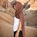 seewavom Unisex Fashion Shawl Scarf Capes Medieval Cape Shawl Scarfs Hooded Linen Hooded Cowl