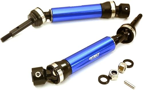 Integy RC Model T8564BLUE XHD Steel Rear Universal Drive Shaft (2) for Traxxas 1/10 Slash & Stampede 4X4