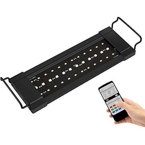 NICREW RGB Plus LED Aquarium Light - Enhance Your Tank with 16 Color Modes & Adjustable Brightness
