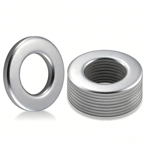 msymsyu 185 Pcs Washers M6 Penny Washers 6mm x 12mm Washer for Screws Carbon Steel Flat Washer Metal Wide RoundWasher Suitable for DIY Projects and Mechanical Equipments