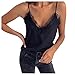 Produktbild Aploa Damen Ärmellose Bluse Chiffon V-Ausschnitt Elegant Weste Top Hemdbluse Sommer Loose Fit T Shirt Sexy Spitze Oberteile Frauen Frühling Tank Tops Einfarbig Tunika(Schwarz.L)