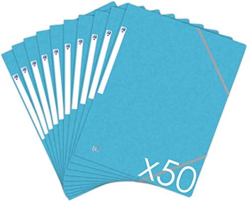 Oxford Topfile+ 10 Pochettes Cartonate Con Elastico - Portadocumenti A4 Con 3 Alette | Colorati E Resistenti - Foto 8