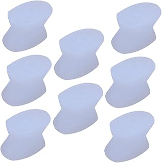 SOLUSTRE Spacers 8pcs Separator Bunion Spreader Bunion Spreader Big Tailor Bunion Guard Toenail Cap Stretcher Toenail Ingrown Cushion Foot Insole White Thumb Sebs Nail Polish Separators