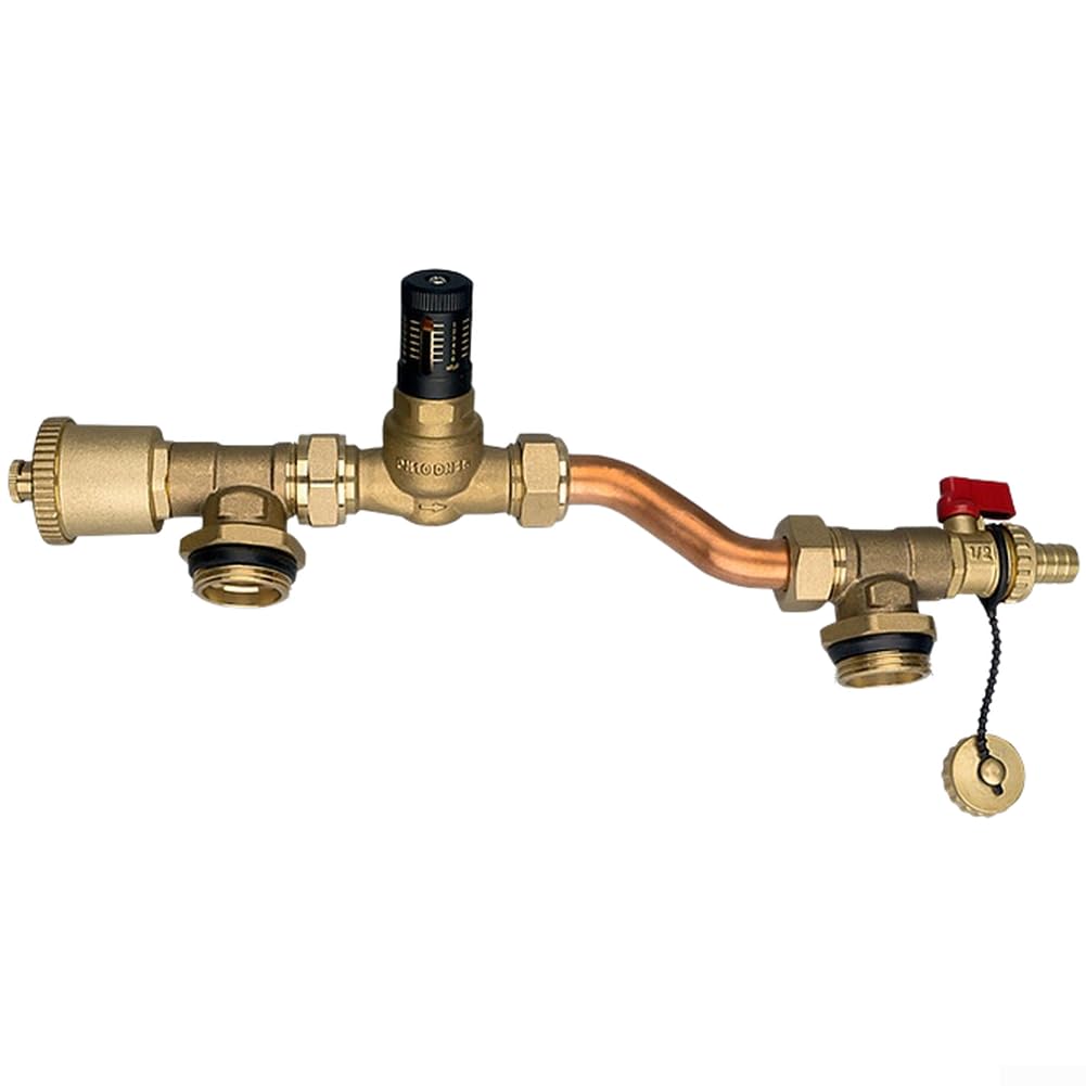 Valvola di pressione differenziale in rame per g1 Auto Vent 0.6 Bar Rame