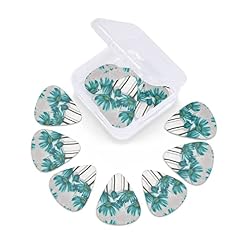Ensemble de 12 médiators de guitare à fleurs gris sarcelle et blanc pour guitare acoustique, guitare électrique… - Les Beatles, Paul McCartney, John Lennon, RIngo Starr, George Harrison Ensemble de 12 médiators de guitare à fleurs gris sarcelle et blanc pour guitare acoustique, guitare électrique… – Image 6