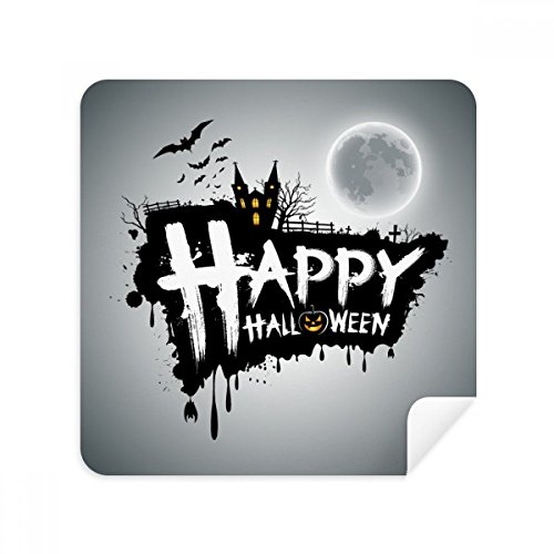 Nettoyeur écran fantôme Halloween tissu lunettes téléphone suédine