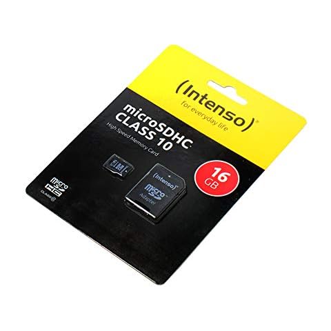 Memory Card 16GB compatible with Samsung Galaxy A22, microSDHC, Class 10, HighSpeed, SD Adapter Cover