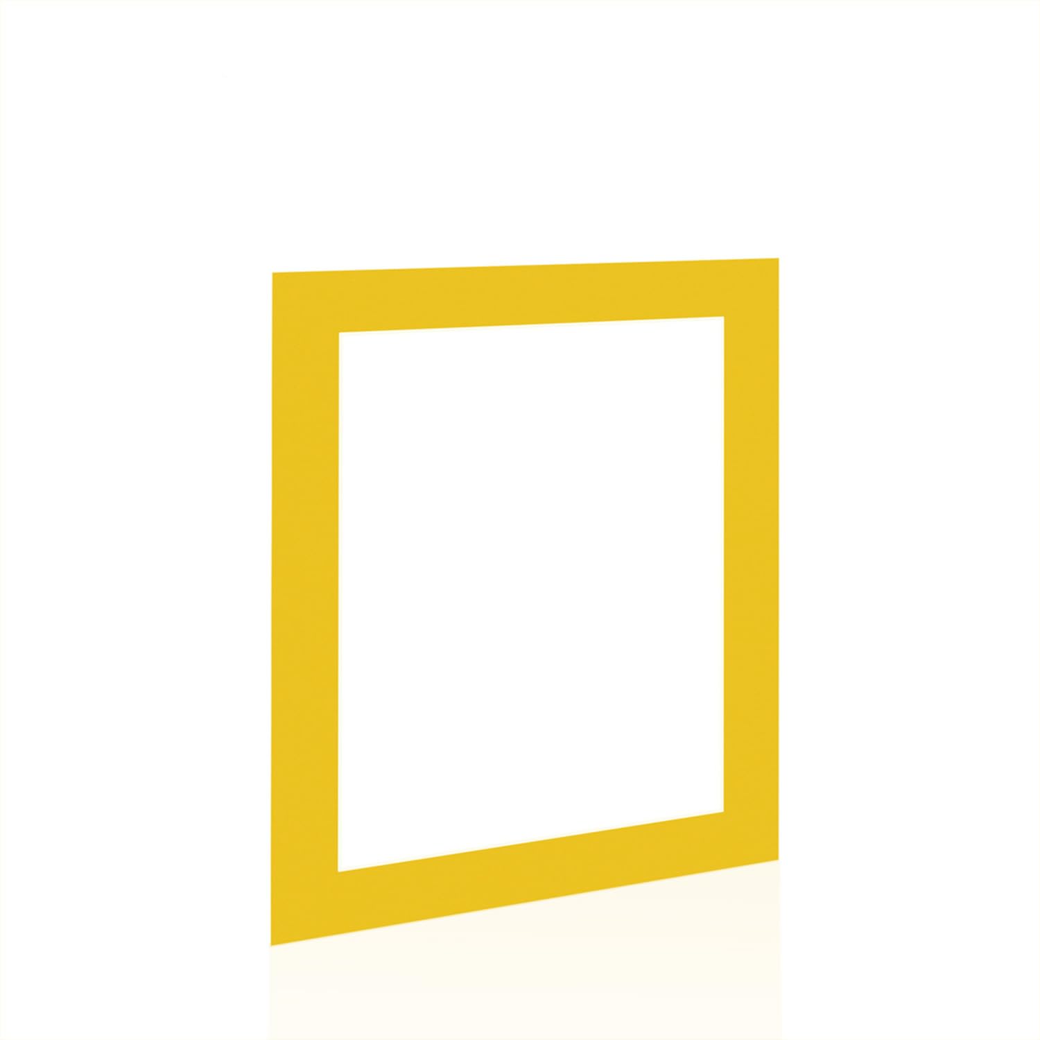 Procut Global 50x40cm Bright Yellow Picture Mount - Fits 40x30cm Aperture — image 1