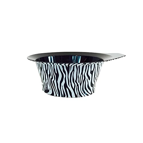 Professional Hairdresser's Zebra Hair Tint Bowl - Ideal for Mixing Hair Colour and Peroxide