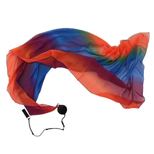 dailymall Véu de seda Poi para dança do ventre – Acessórios de cachecol para dança do ventre – 6 tip