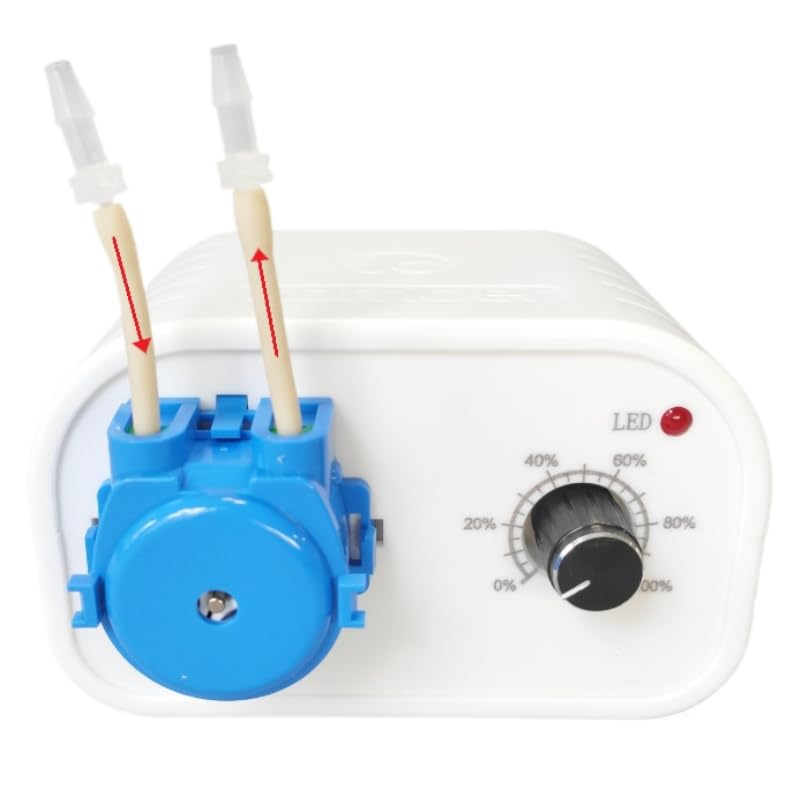 1Pc circulating pump, adjustable flow rate, small size and easy maintenance BPT pump pipe (Blue (flow rate 3~10ml/min))