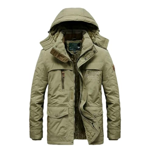 Parka à capuche pour homme idéale pour le ski de loisir et les randonnées en montagne
