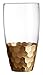 Fitz and Floyd 229705-HB-B Daphne Highball Tumblers (Set of 4), Gold