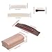 Yibuy Wood Guitar Fingerboard Radius Sanding Block Bone Bridge Saddle and Nut