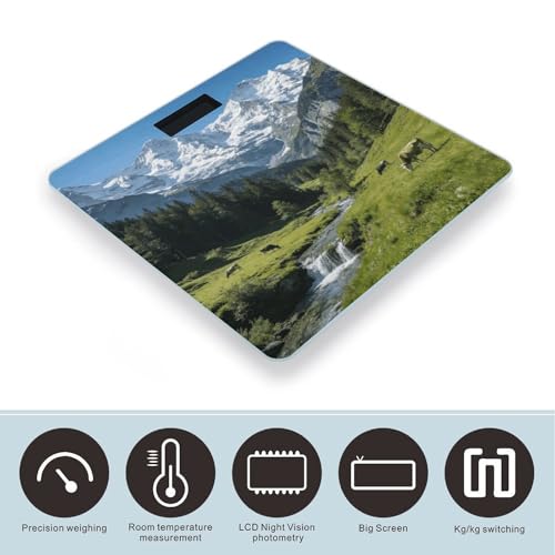 Báscula digital de baño VstaDank con vidrio templado miniatura 3