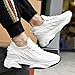 Wabkderpu Mens Womens Walking Shoes 4/6/8/10Cm Height Increasing Elevator Shoes Breathable Non-Slip Athletic Running Tennis Sneakers Slip On Lightweight Csual Fashion Sneakers