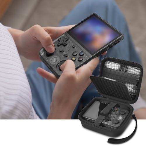 Case Compatible with RG353V/ RG35XX/ RG35XX Plus/ RG353VS Video Handheld Game Console, Emulator Gaming Player Storage Holder Bag for Games Card, Charging Cable and Accessories (Box Only) - Thumbnail 7