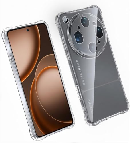 Image of CLOYAAR Bumper Back Cover Compatible with Oppo Find X9 Ultra 5G [Camera Protection] Perfect Fitting Back Case for Oppo Find X9 Ultra 5G - Transparent