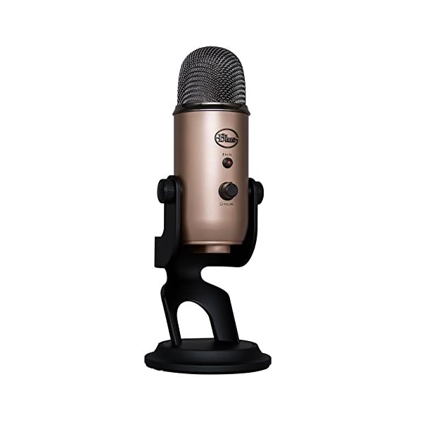 Blue Microphones Yeti USB-Mikrofon für Aufnahme und Streaming auf PC und Mac, verstellbares Stativ, Plug und Play, Aztec…