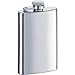 Visol "Mini" Stainless Steel Hip Flask, 4-Ounce, Chrome