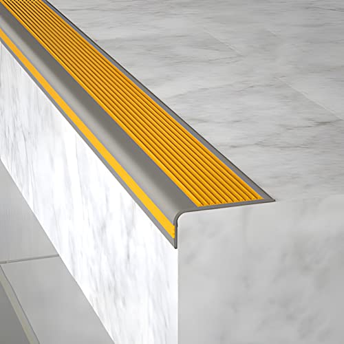 Nez d'escalier en PVC antidérapant et bande caoutchouc adhésive pour marches
