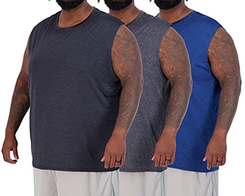 Image of Mens Big and Tall Active Dry Fit Tank Top