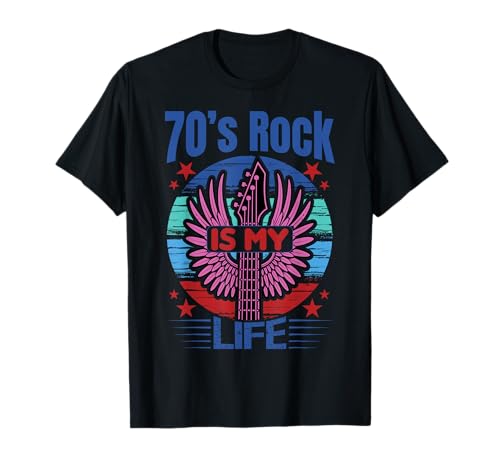 Vintage Retro 70er Jahre Rockband T-Shirt