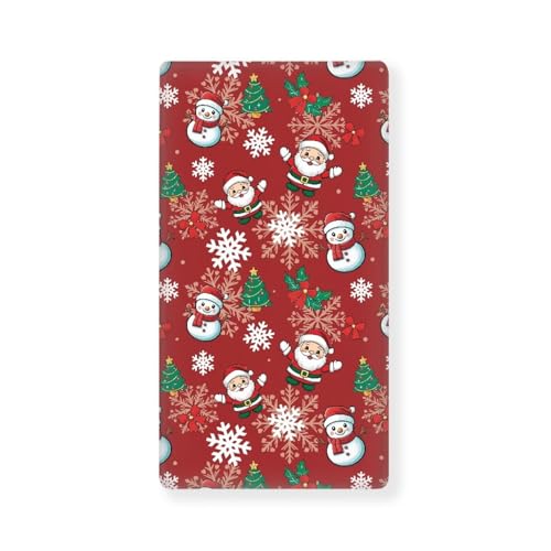 Image of Snowman Crib Sheets for Baby Girls Crib Sheets for Standard Crib Mattress Cover Red Christmas Breathable Santa Claus Soft Fitted Crib Sheet 28''x 52''
