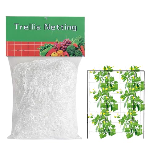 Scrog Net - 植物サポートネット、高耐久トレリスメッシュ、柔軟な弾性デザイン、耐久性のあるガーデンアクセサリー | Scrog Net野菜、ブドウの木、ハーブ、屋内テント、屋外植物の調整可能な成長サポート