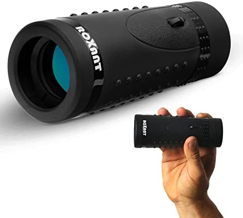 Roxant Monocular Telescope - Wide View High Definition BAK4 Handheld Telescope - Monoculars for Adults High Powered, Compact Monoscope