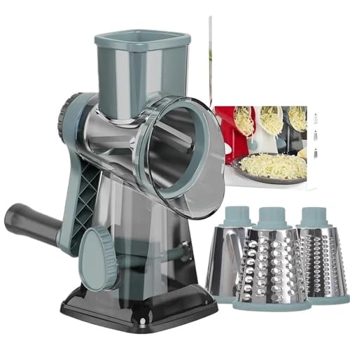 Rallador giratorio multiusos de acero inoxidable con mango miniatura 2