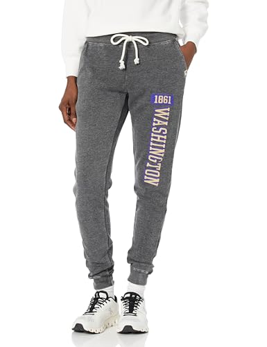 Washington Huskies NCAA Officially Licensed Women's Jogger Sweatpants Burnout, X-Large Team Color