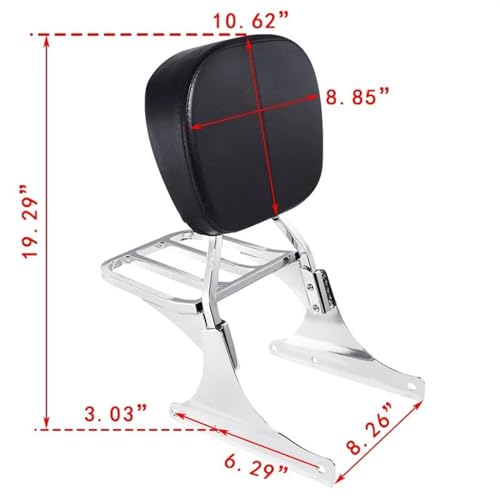 Sissy bar Heritage Springer FLSTSI 2002 en acier de qualité supérieure - 4